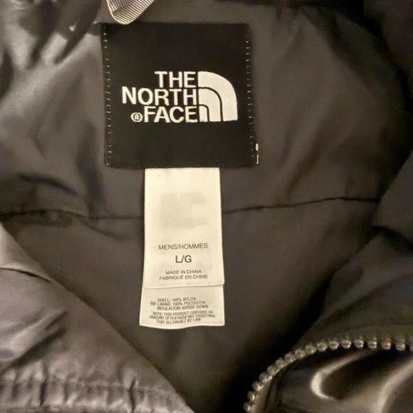 The North Face Charcoal Quilted 550 Vest - Picture 8 of 8